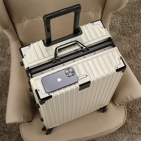 行李箱旅行箱铝框20拉杆箱万向轮24女男学生26耐用密码28寸皮箱子